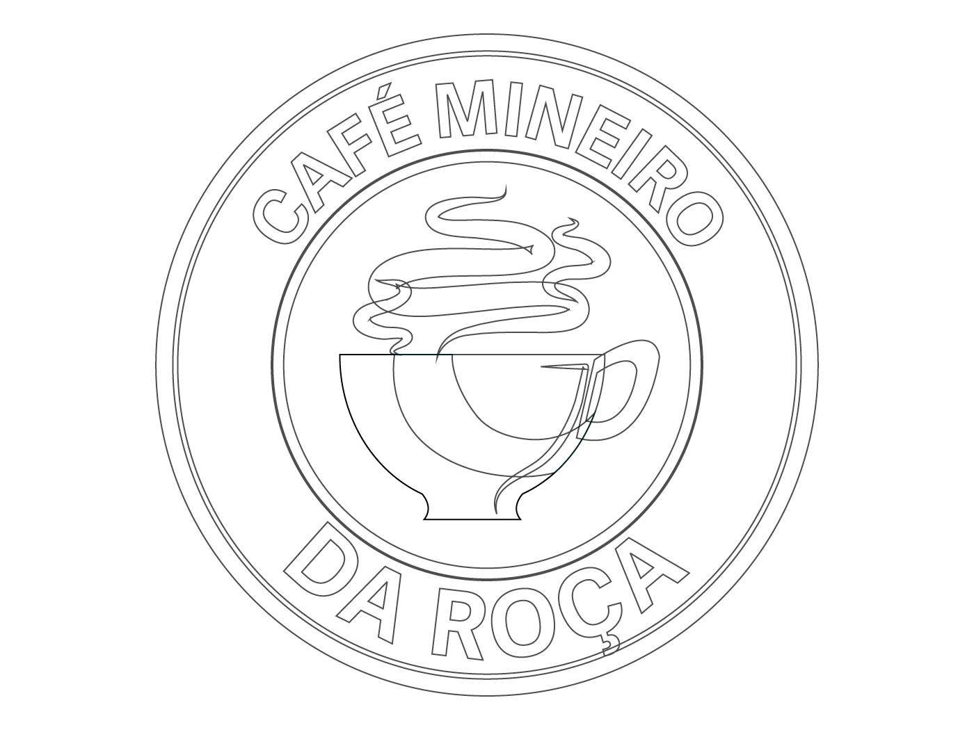 Cafeteria — Logotipo vetorizado