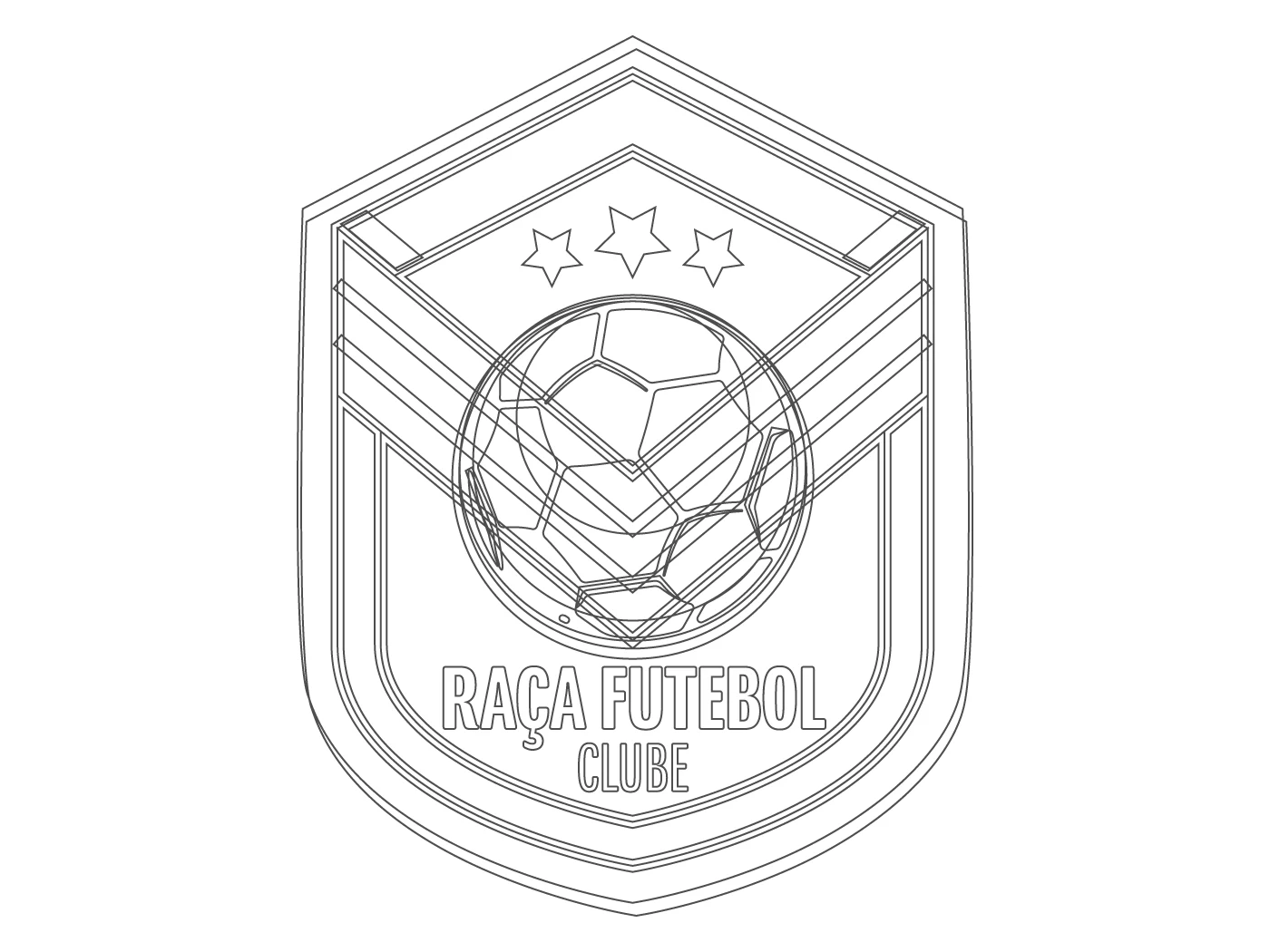 Escudo de time — Logotipo vetorizado